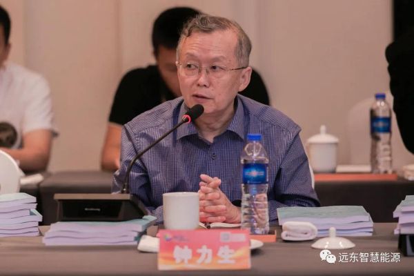 西安交通大学教授钟力生在会上发言 西安交通大学教授钟力生在会上发言